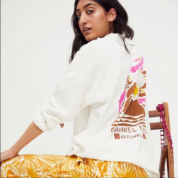 NWOT Free People Care FP National Parks Tee - Picture 2 of 6